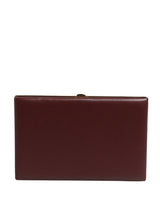 Dolce & Gabbana Brown Calfskin Leather Clutch Evening Purse