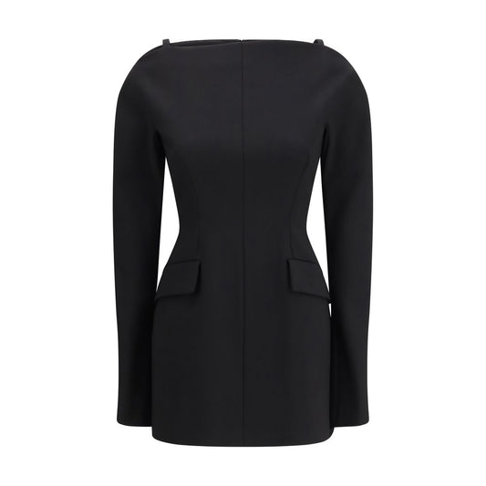 Max Mara Black Polyester Casual Dress