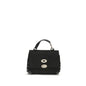 Zanellato Black Calf Leather Bos Taurus Handbag