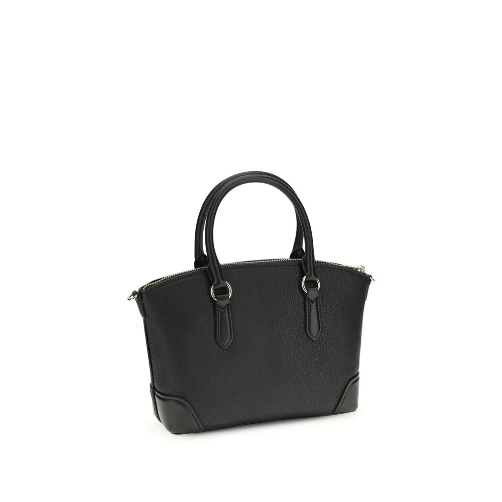 Michael Kors Black Calf Leather Bos Taurus Shoulder Bag