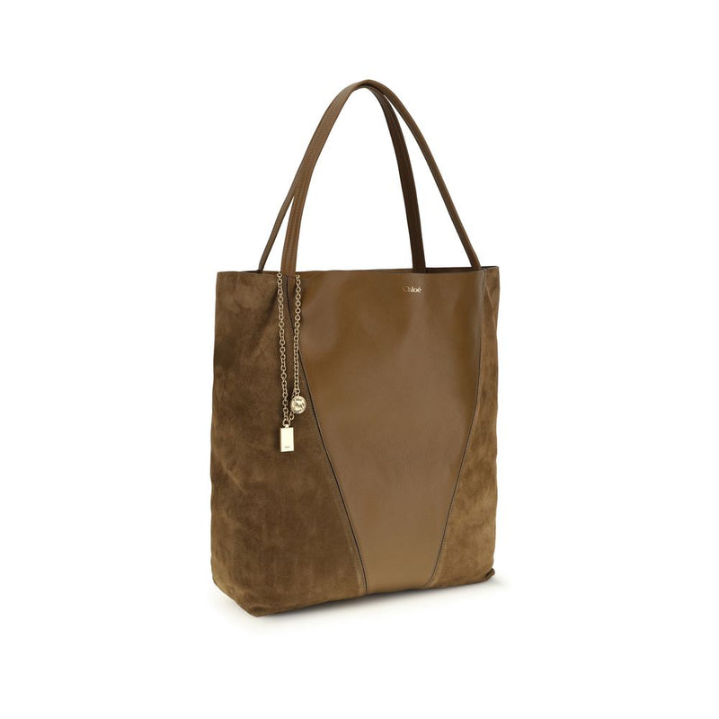 Chloé Brown Calf Leather Bos Taurus Shoulder Bag