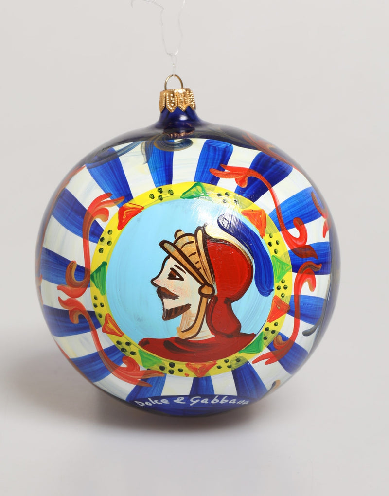 Dolce & Gabbana Hand Painted Sicilian Ornament Christmas Ball