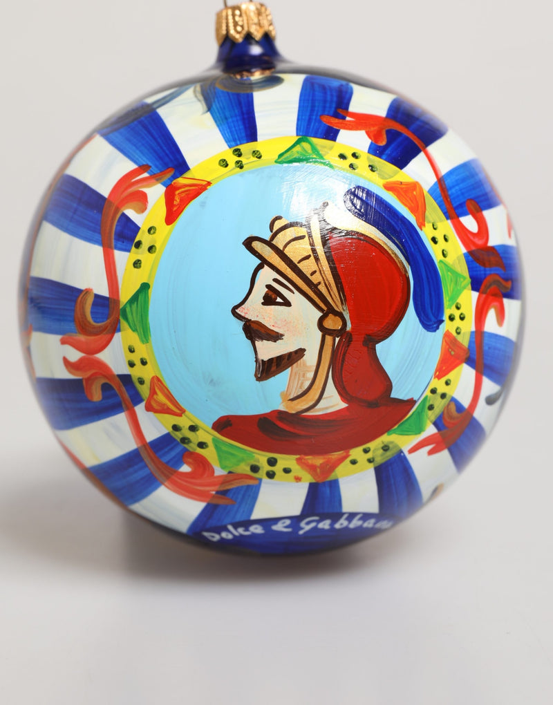 Dolce & Gabbana Hand Painted Sicilian Ornament Christmas Ball