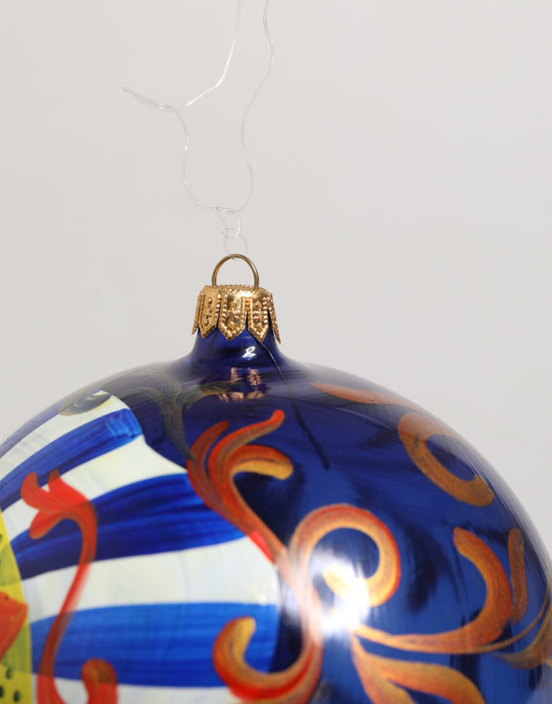 Dolce & Gabbana Hand Painted Sicilian Ornament Christmas Ball
