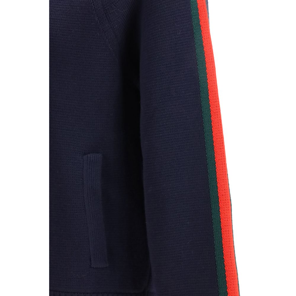Gucci Blue Wool Trench Coat for Men
