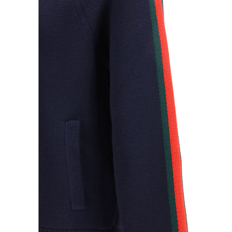 Gucci Blue Wool Trench Coat for Men