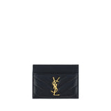 Saint Laurent Black Lambskin Card Holder - Ovis Aries Model
