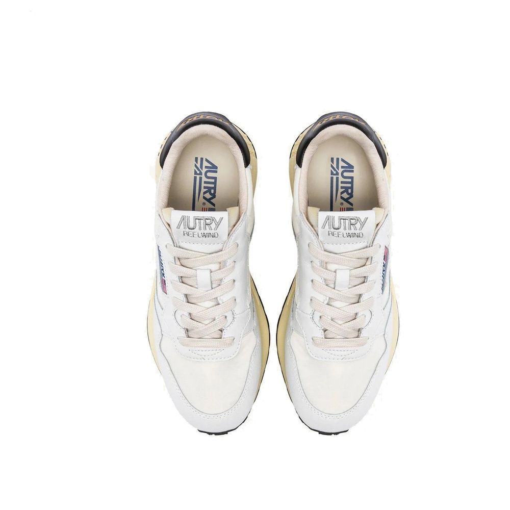 Autry White Leather Low Top Sneakers for Men - Classic Comfort