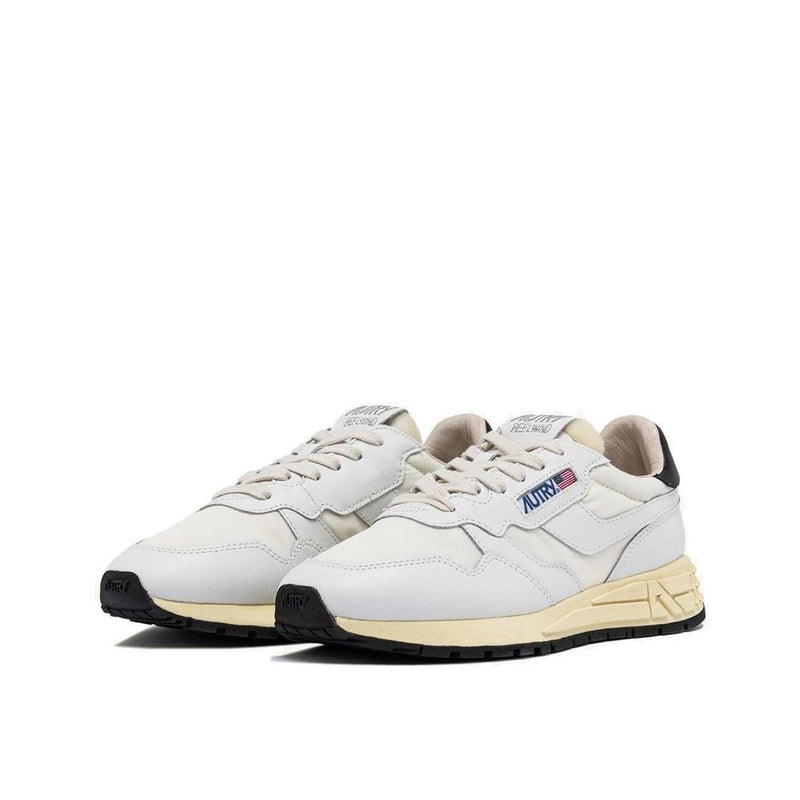 Autry White Fabric Low Top Sneakers for Women - Stylish & Comfortable