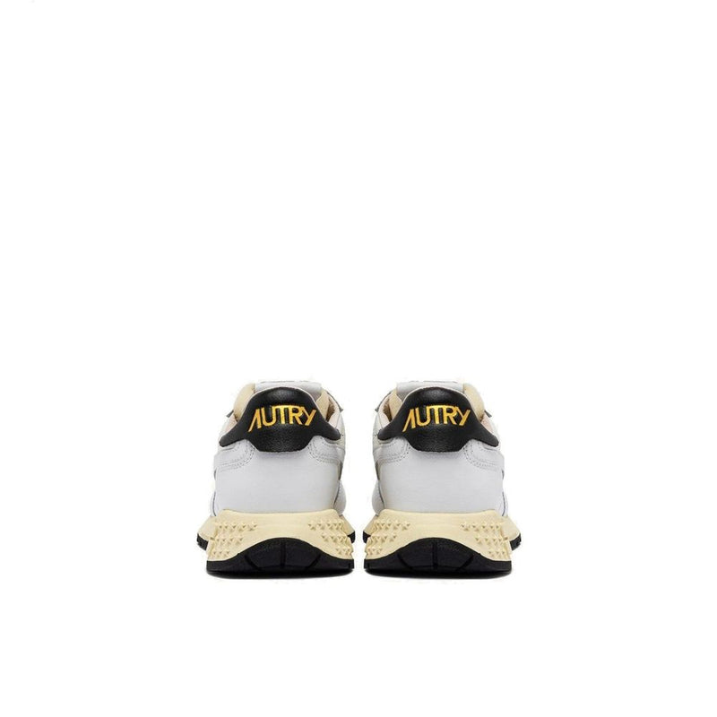 Autry White Fabric Low Top Sneakers for Women - Stylish & Comfortable