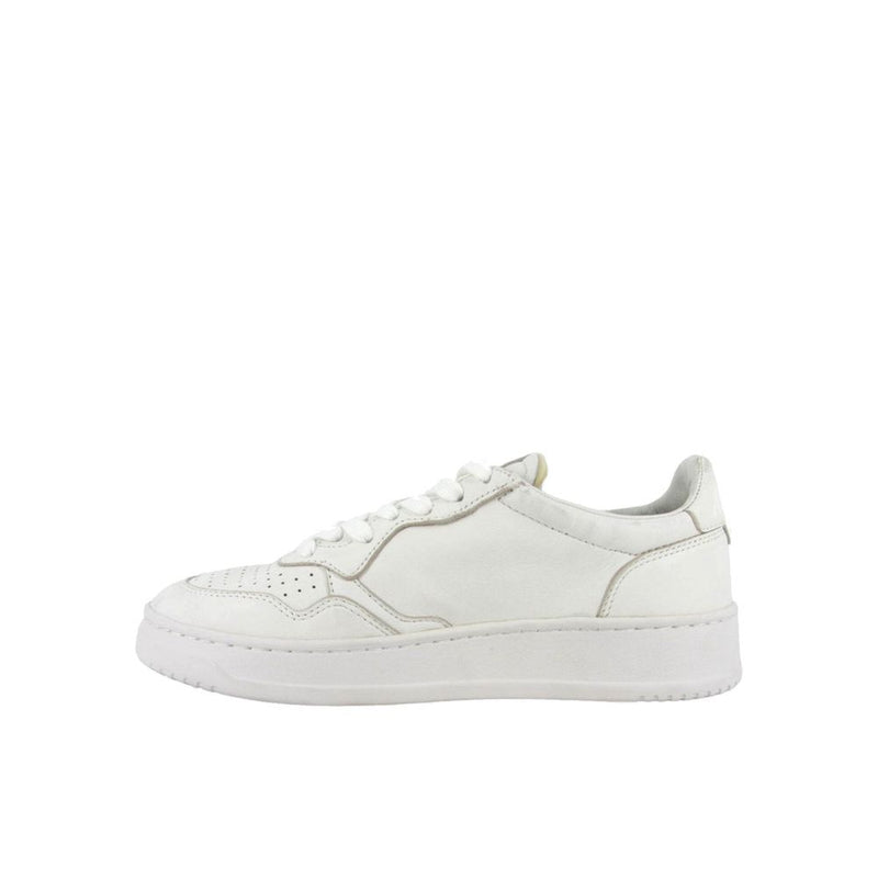 Autry White Leather Low Top Sneakers for Women