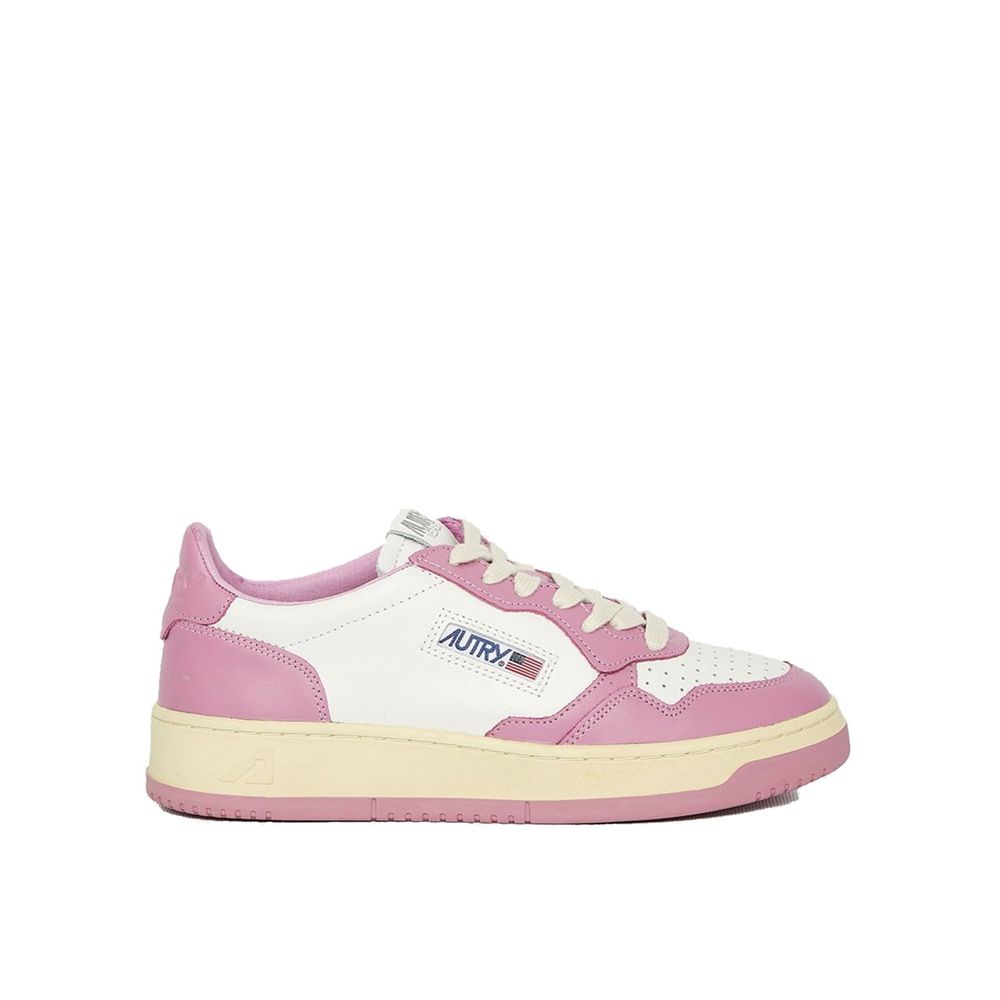 Autry Multicolor Leather Low Top Sneakers for Women