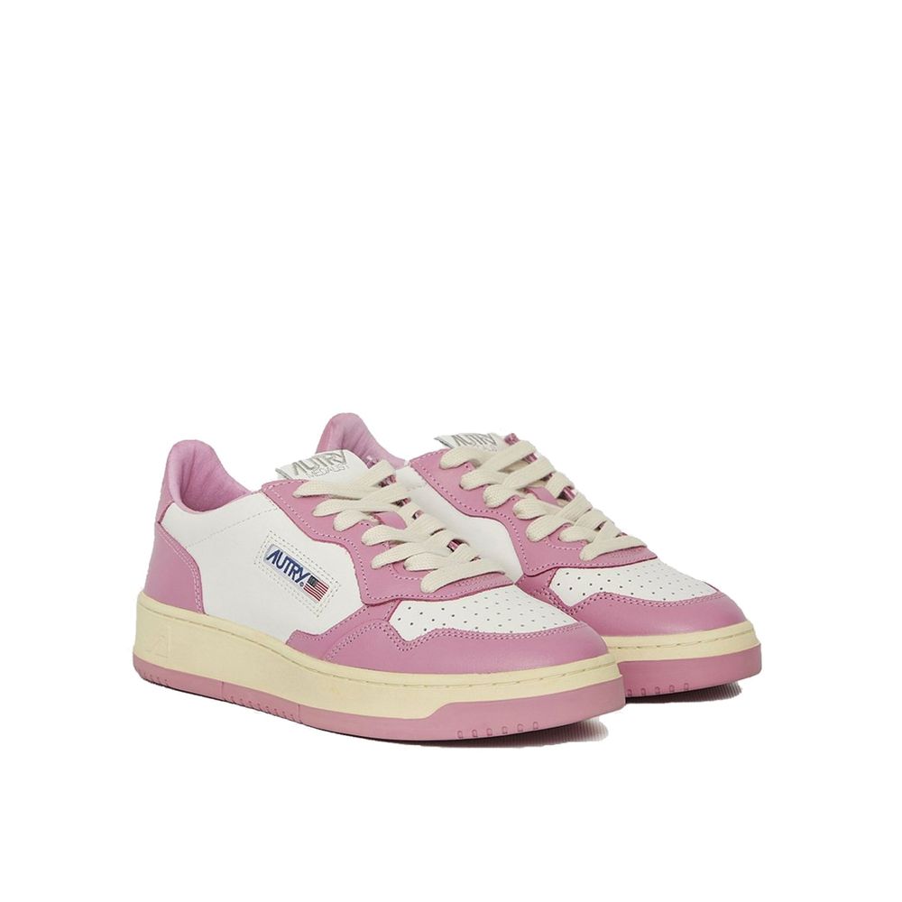 Autry Multicolor Leather Low Top Sneakers for Women