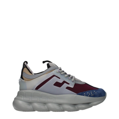 Versace Multicolor Fabric Chunky Sneakers