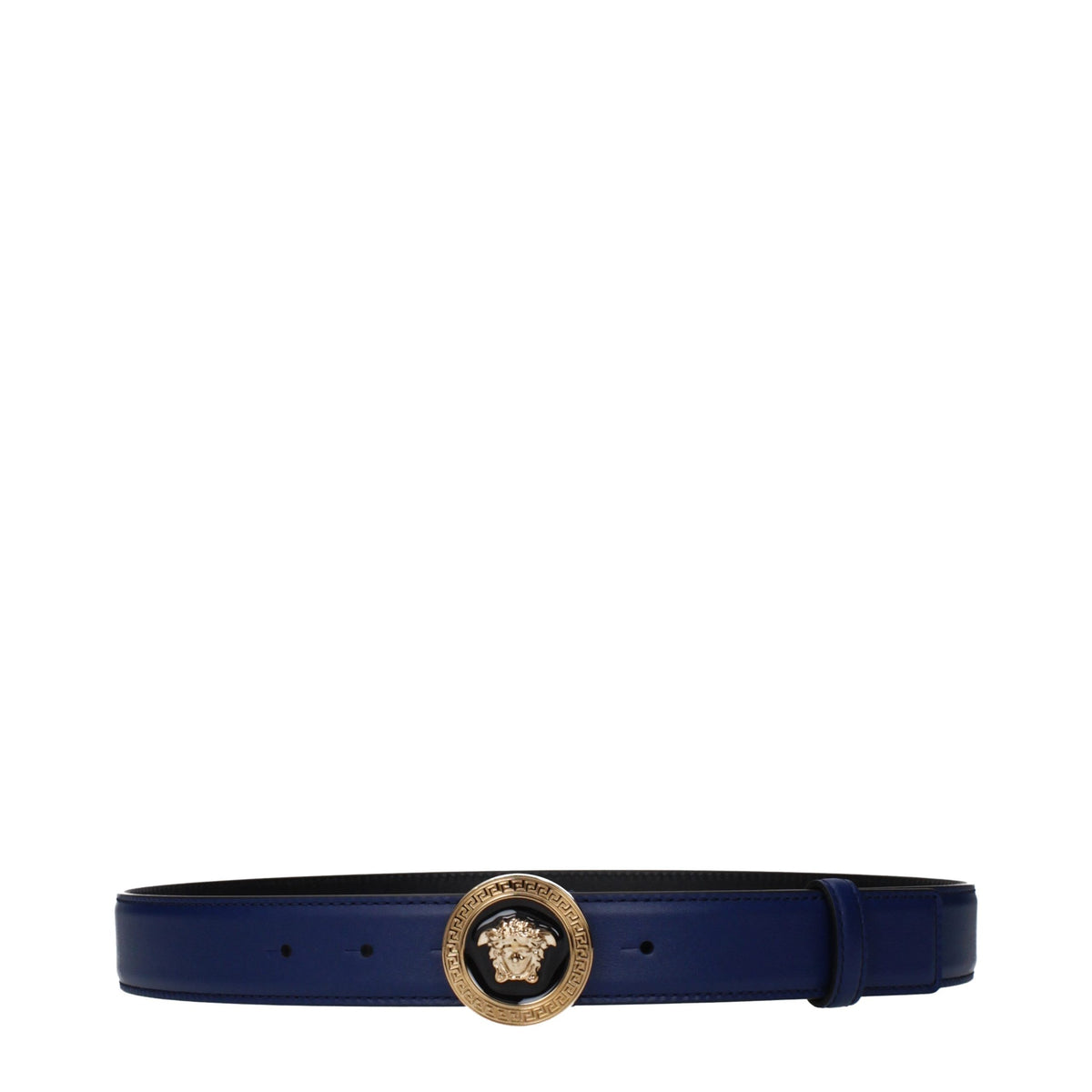 Ceinture en cuir bleu Versace - 80 cm / 32 pouces
