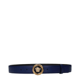 Ceinture en cuir bleu Versace - 80 cm / 32 pouces