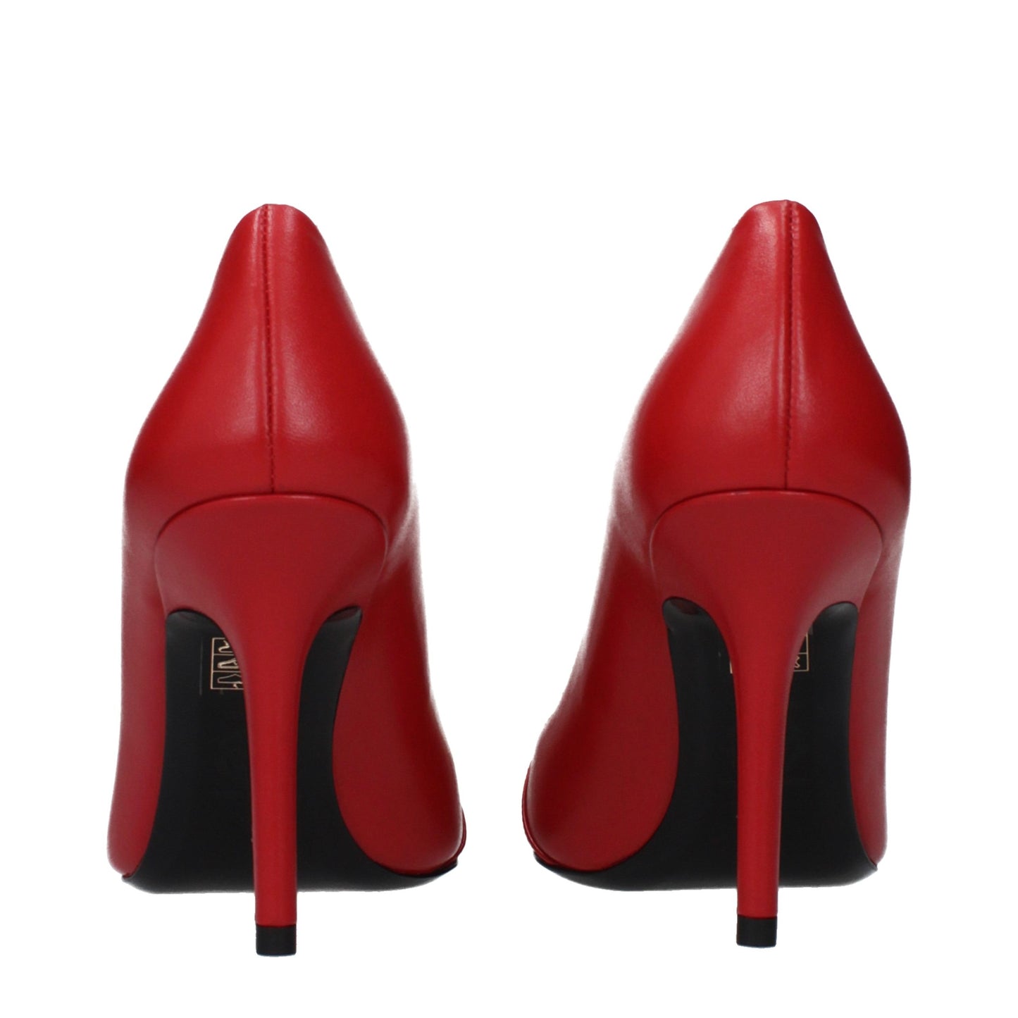 Versace Red Leather High Heel Pumps