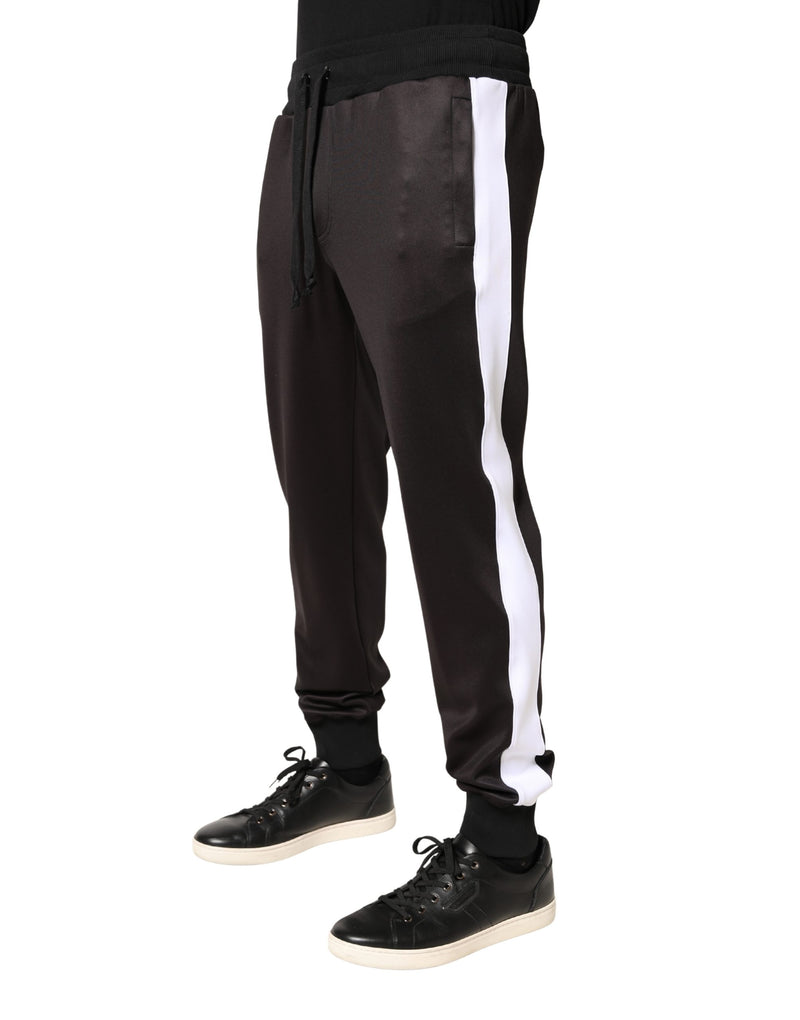 Dolce & Gabbana Bruine Polyester Skinny Joggingbroek