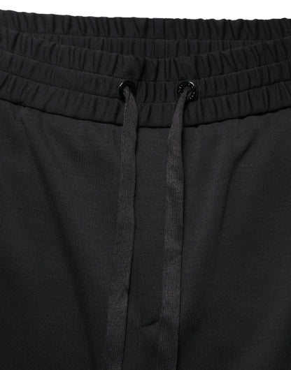 Pantalon cargo de jogging Dolce &amp; Gabbana en polyester noir pour homme