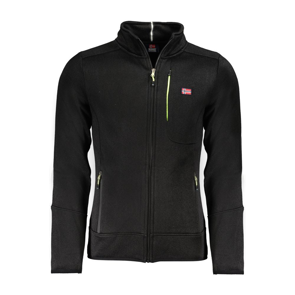 Noorwegen 1963 Zwart Polyester Heren Sweatshirt
