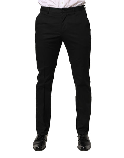 Robe moulante noire en coton Dolce &amp; Gabbana, pantalon habillé