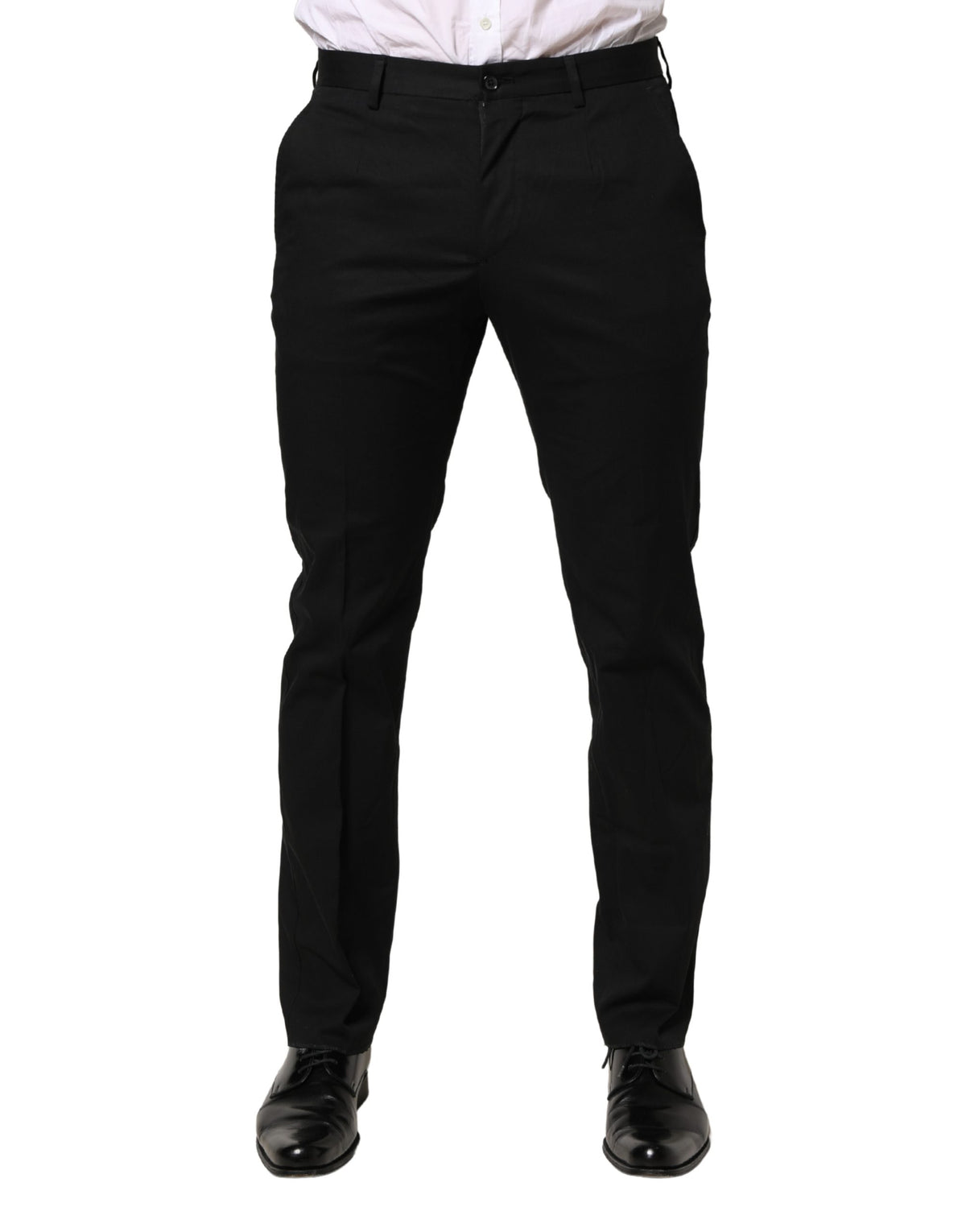 Robe moulante noire en coton Dolce &amp; Gabbana, pantalon habillé