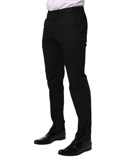 Robe moulante noire en coton Dolce &amp; Gabbana, pantalon habillé