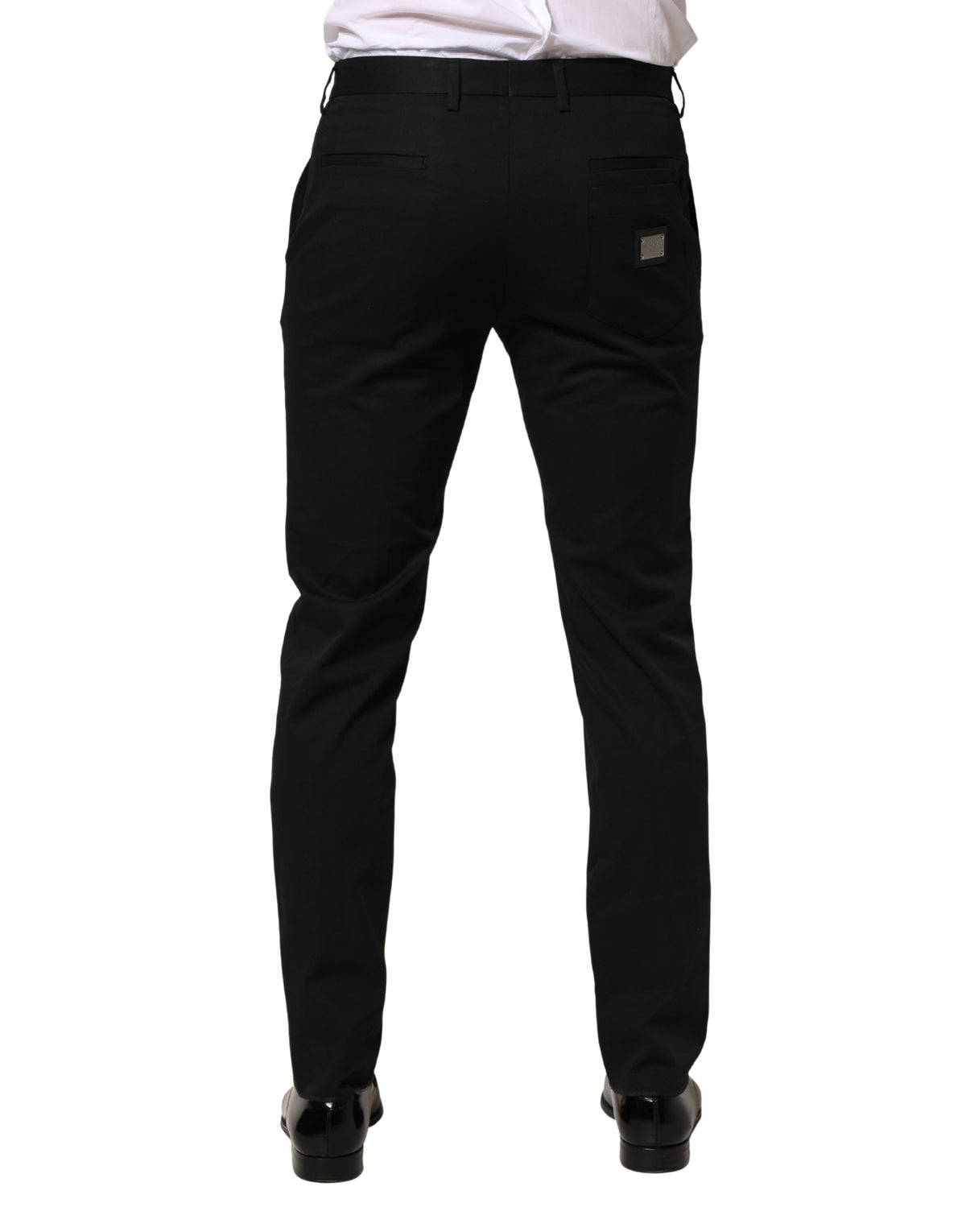 Robe moulante noire en coton Dolce &amp; Gabbana, pantalon habillé