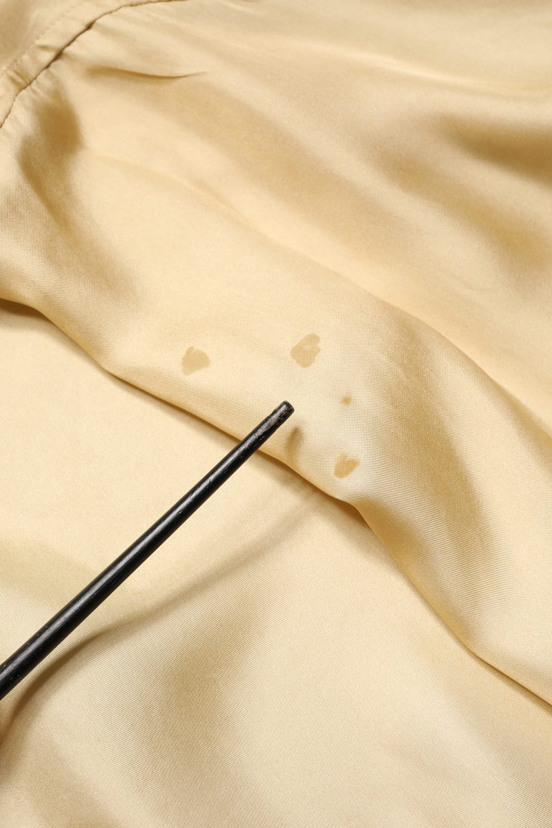 Dolce & Gabbana Yellow Silk Button Down Men Oversize Shirt