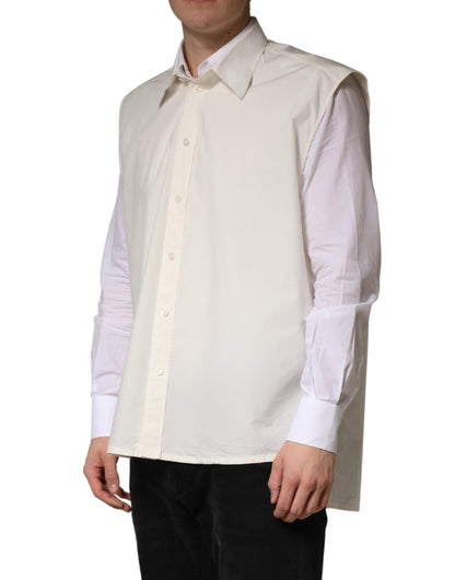 Chemise habillée pour homme en coton blanc MARTINI de Dolce &amp; Gabbana