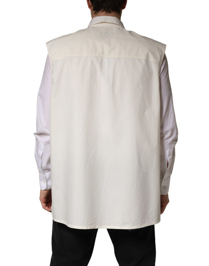 Chemise habillée pour homme en coton blanc MARTINI de Dolce &amp; Gabbana
