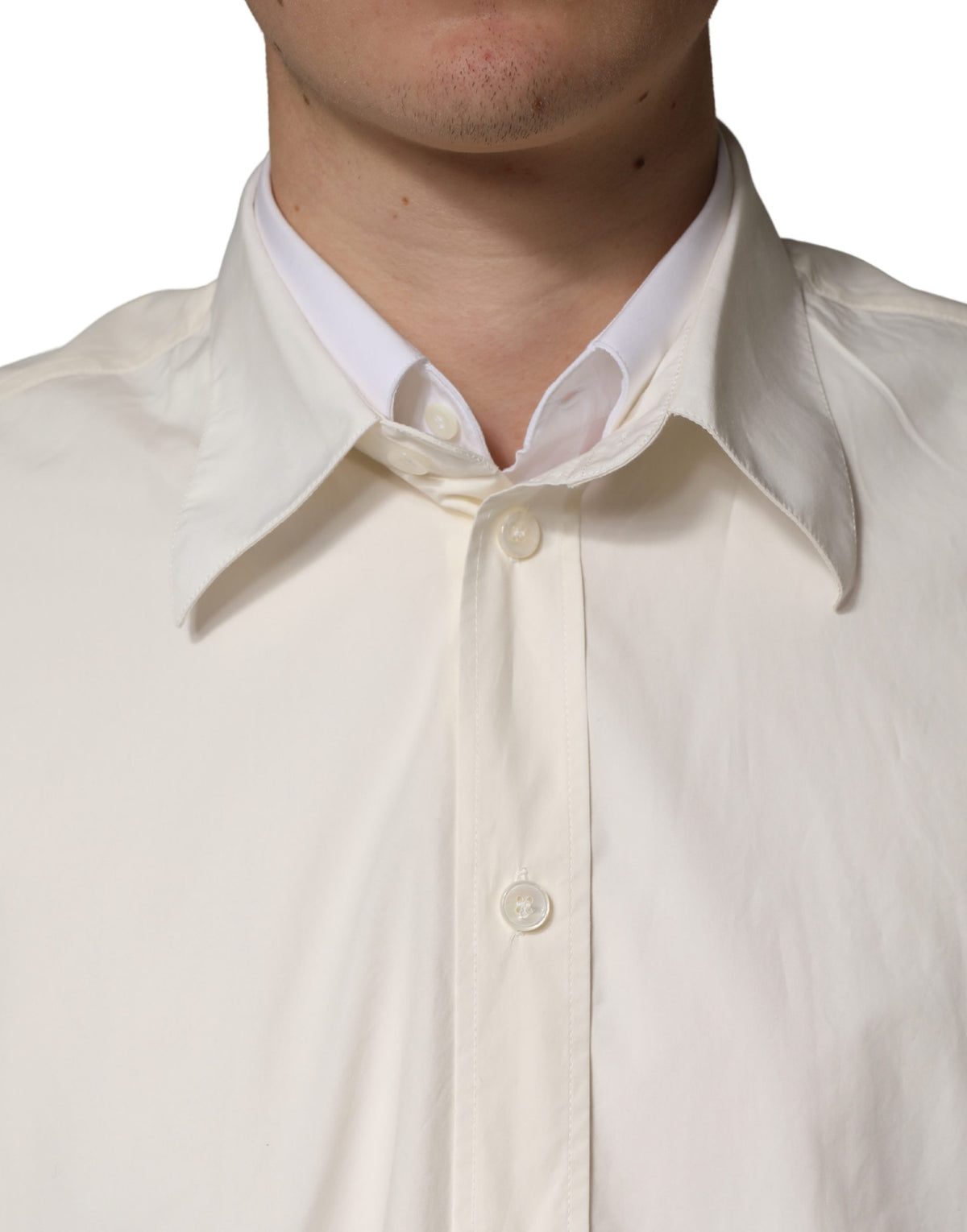 Chemise habillée pour homme en coton blanc MARTINI de Dolce &amp; Gabbana