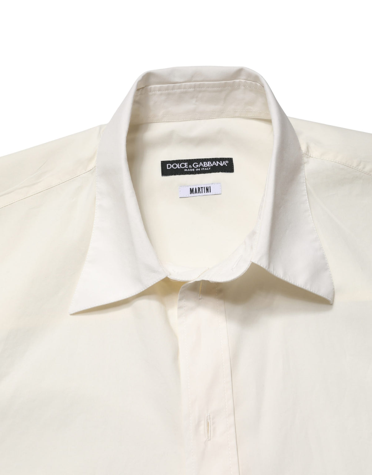 Chemise habillée pour homme en coton blanc MARTINI de Dolce &amp; Gabbana