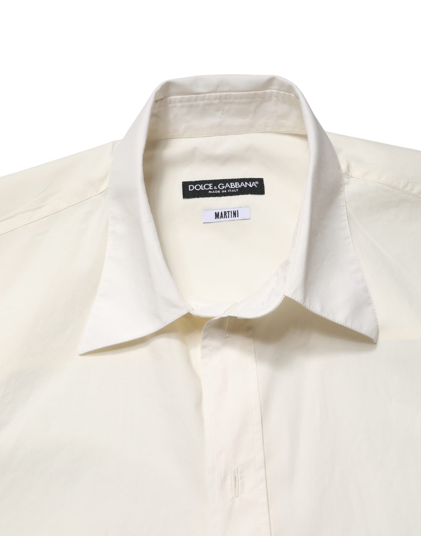 Chemise habillée pour homme en coton blanc MARTINI de Dolce &amp; Gabbana