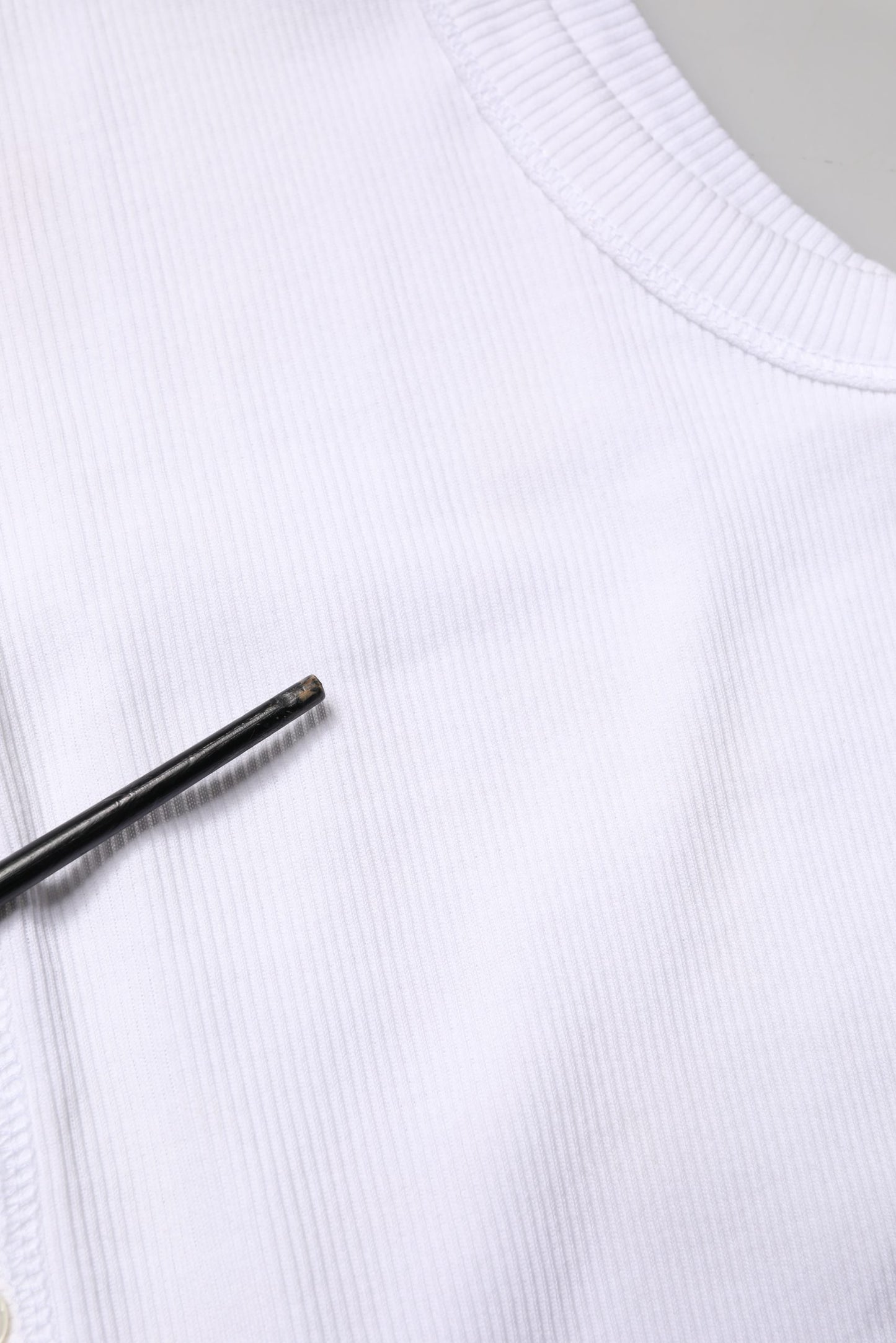 Débardeur blanc sans manches à col rond Dolce &amp; Gabbana