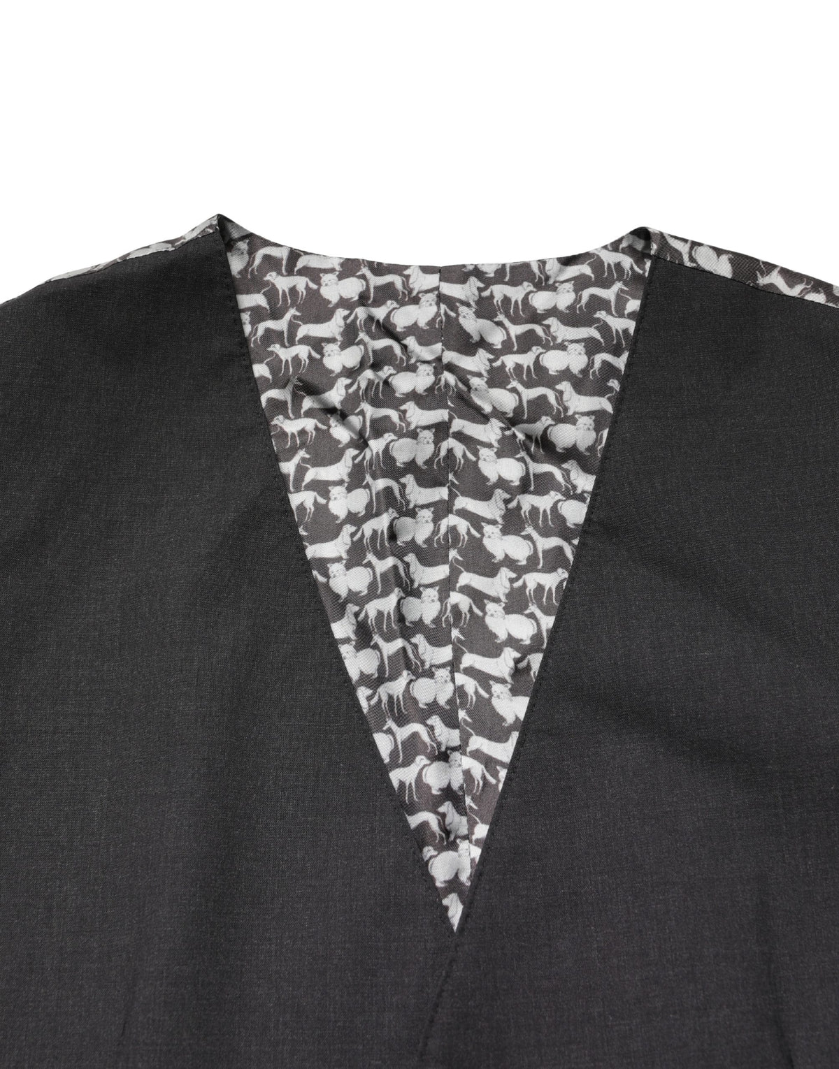 Dolce & Gabbana Black Wool Dress Waistcoat for Men