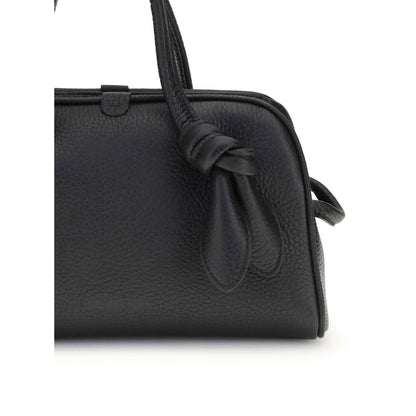Jacquemus Black Calf Leather Bos Taurus Handbag