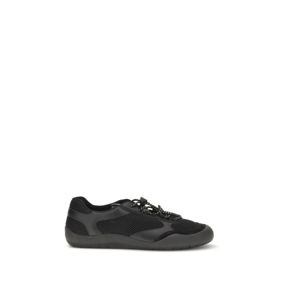 Prada Speedrock Black Polyester Athletic Sneakers for Men