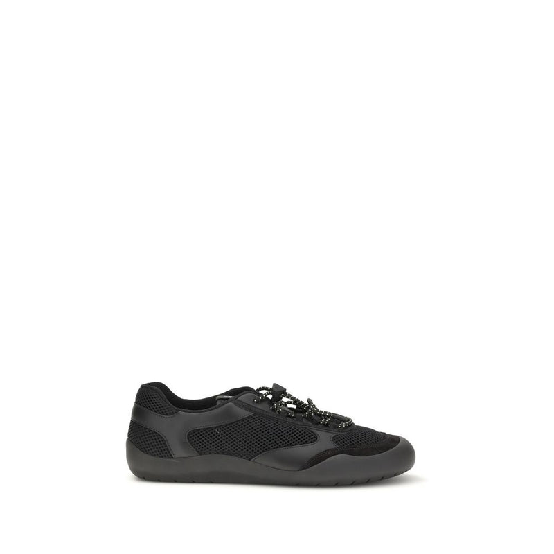 Prada Speedrock Black Polyester Athletic Sneakers for Men