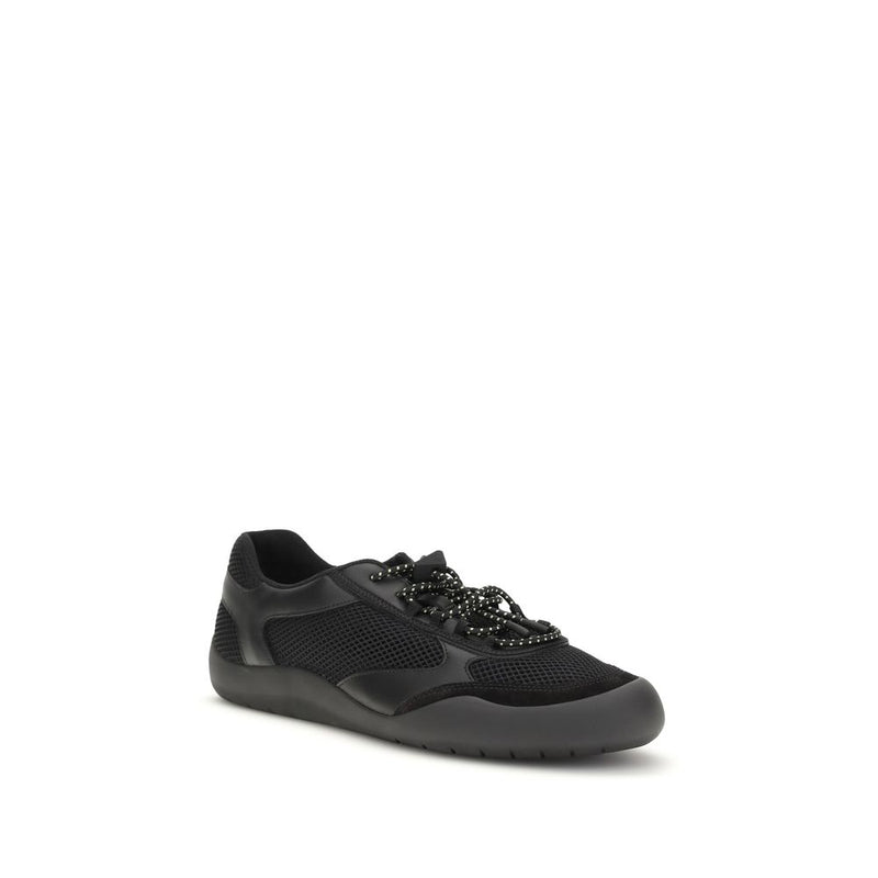 Prada Speedrock Black Polyester Athletic Sneakers for Men