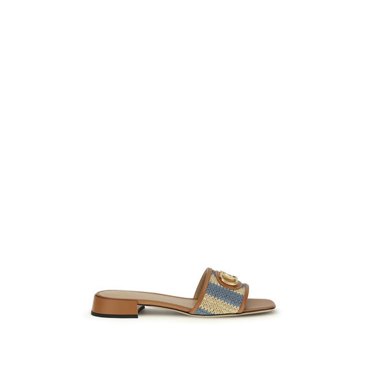 Valentino Garavani Multicolor Calf Leather Bos Taurus Sandals