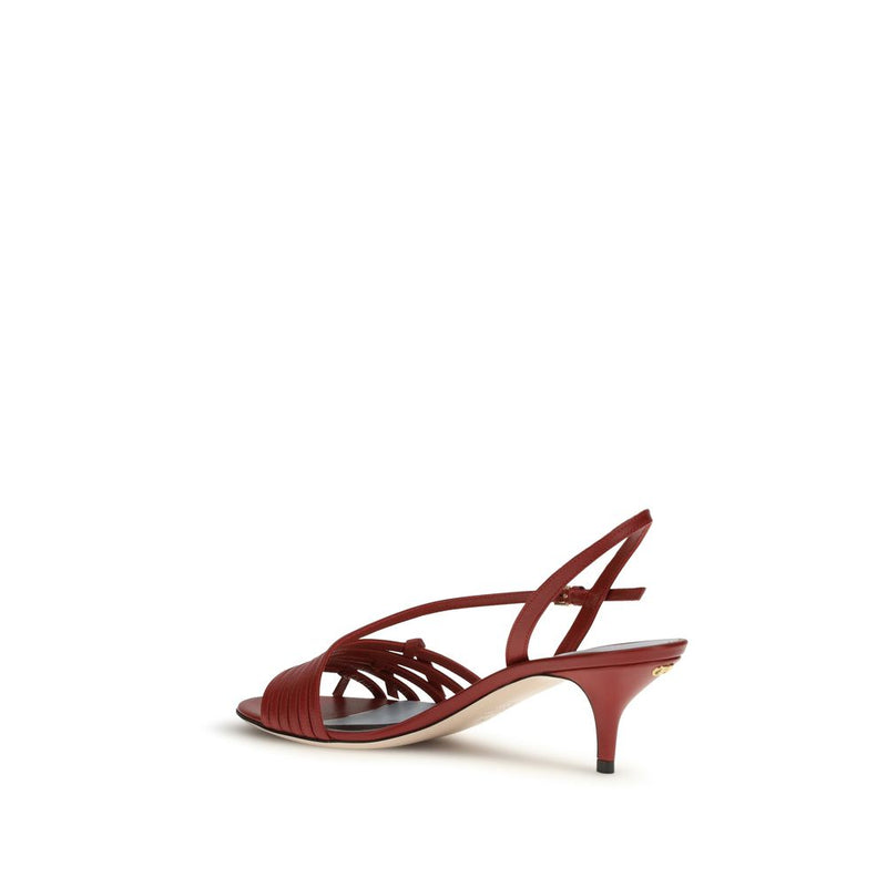 Valentino Garavani Nodine Multicolor Goatskin Strap-On Sandals