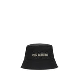 Valentino Garavani Black Cotton Bucket Hat - Elegant Summer Accessory