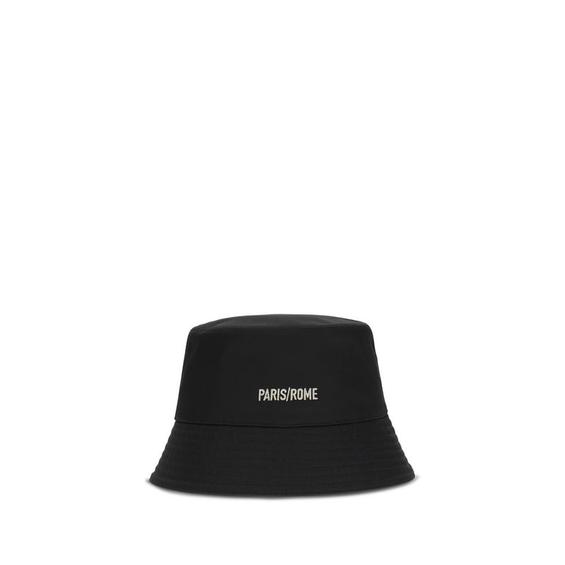 Valentino Garavani Black Cotton Bucket Hat - Elegant Summer Accessory