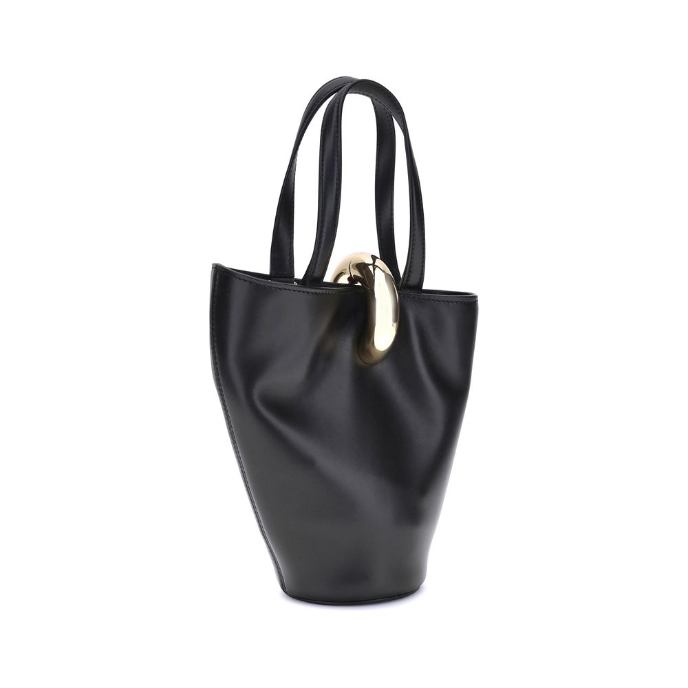 Sac bandoulière Jacquemus Bos Taurus en cuir de veau noir