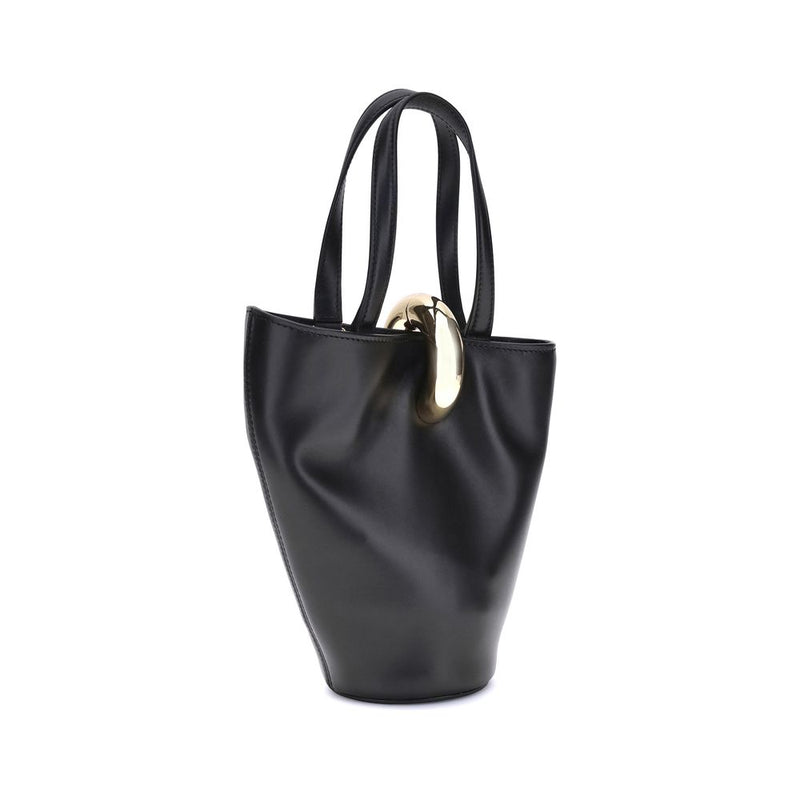 Sac bandoulière Jacquemus Bos Taurus en cuir de veau noir