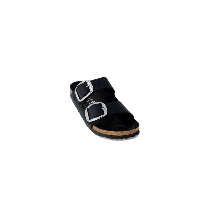 Birkenstock Arizona Big Buckle Black Synthetic Slippers for Women