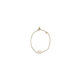 Bracelet Ovalette en Métal Doré avec Cristaux Swarovski de Valentino Garavani