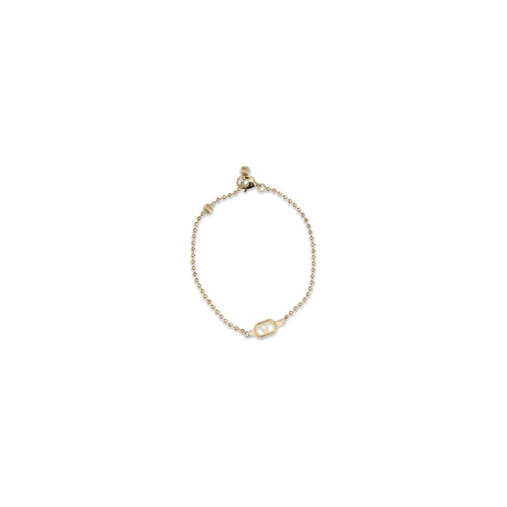 Bracelet Ovalette en Métal Doré avec Cristaux Swarovski de Valentino Garavani