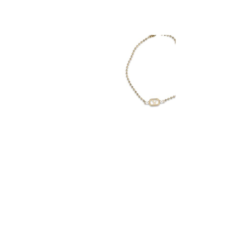 Bracelet Ovalette en Métal Doré avec Cristaux Swarovski de Valentino Garavani